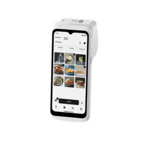 leitor de cartões sumup terminal, com impressora de recibos integrada, equipado com wi fi duplo e um cartão sim gratuito.